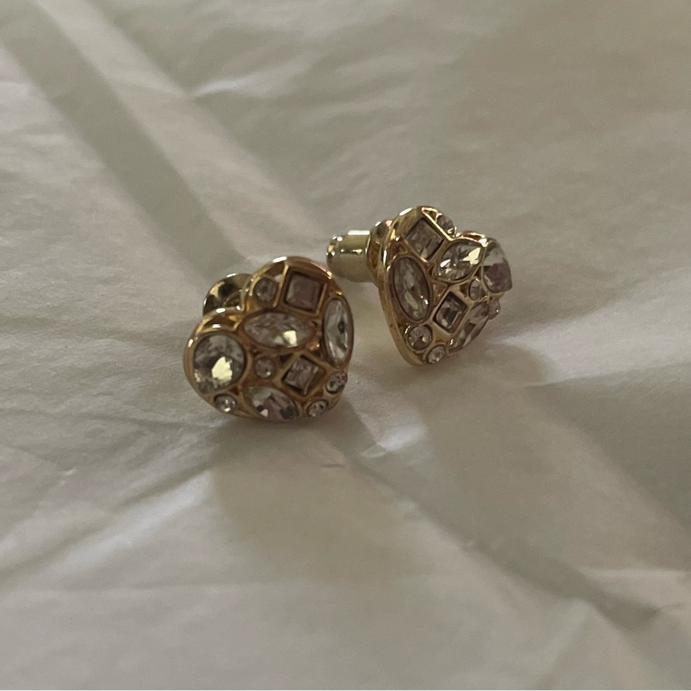 Sophie Harper Crystal Heart Studs